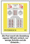 Personalisierte Briefmarken aus Österreich Ein schwieriges Sammelgebiet