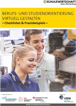 BERUFS- UND STUDIENORIENTIERUNG VIRTUELL GESTALTEN-Checklisten & Praxisbeispiele