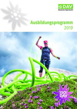 Ausbildungsprogramm 2019 - Deutscher Alpenverein