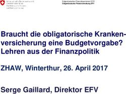 Braucht die obligatorische Kranken-versicherung eine Budgetvorgabe? Lehren aus der Finanzpolitik - Serge Gaillard, Direktor EFV ZHAW, Winterthur ...