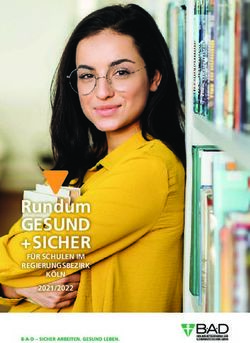 Rundum GESUND +SICHER - FÜR SCHULEN IM REGIERUNGSBEZIRK KÖLN 2021/2022 - Bezirksregierung Köln
