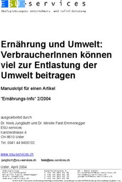 Ern&auml;hrung und Umwelt: VerbraucherInnen k&ouml;nnen viel zur Entlastung der Umwelt beitragen