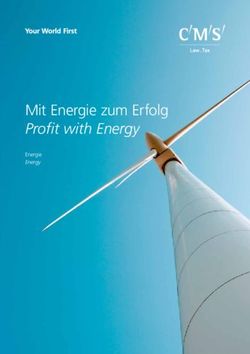 Mit Energie zum Erfolg Profit with Energy - Energie Energy - CMS Law