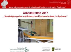 Arbeitstreffen 2017 "Verstetigung des medizinischen Kinderschutzes in Sachsen" - "Verstetigung des medizinischen Kinderschutzes in Sachsen" ...