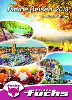 Meine Reisen 2018 Herbst - Winter - Fuchs Reisen Wien