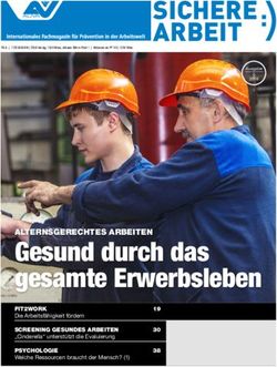 SICHERE ARBEIT - Screening ...