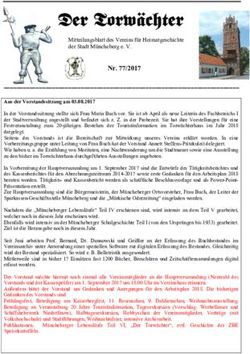 Der Torw&auml;chter - Heimatverein M&uuml;ncheberg eV