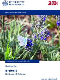 Biologie Studienplan - Fakult&auml;t Naturwissenschaften - Universit&auml;t Hohenheim
