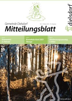 Mitteilungsblatt Gemeinde Dielsdorf - Sirenentest 3. Februar