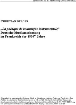"La po&eacute;tique de la musique instrumentale" Deutsche Musikanschauung im Frankreich der 1830er Jahre