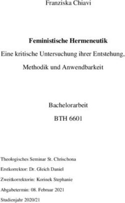 Feministische Hermeneutik - Franziska Chiavi - Theologisches ...