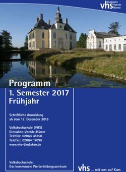 Programm 1. Semester 2017 Fr&uuml;hjahr - VHS-Dinslaken