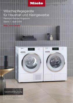 W&auml;schepflegeger&auml;te f&uuml;r Haushalt und Kleingewerbe - Premium-Partner-Programm Stand: 1. April 2019 - bei Miele