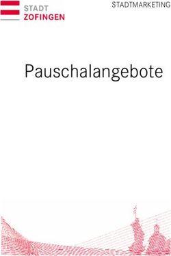 Pauschalangebote STADTMARKETING - Stadt Zofingen