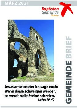 März 2021 Baptisten Gemeinde - Jesus antwortete: Ich sage euch: Wenn diese schweigen werden, so werden die Steine schreien - Baptisten Hanau