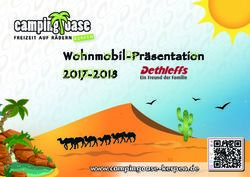 Wohnmobil-Pr&auml;sent ation 2017-2018 - Wohnmobile und Wohnwagen ...