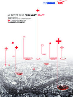 MÜNSTER 2030 WOHNORT STADT