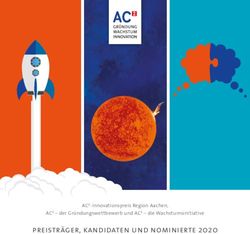 Preistr&auml;ger, kandidaten und nominierte 2020 - AC2 -Innovationspreis Region Aachen, AC2 - der Gr&uuml;ndungswettbewerb und AC2 - die Wachstumsinitiative ...