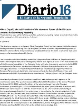 Gloria Oquel&iacute;, elected President of the Women's Forum of the EU-Latin America Parliamentary Assembly