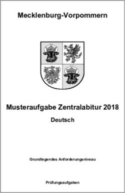Mecklenburg-Vorpommern - Musteraufgabe Zentralabitur 2018 Deutsch Grundlegendes Anforderungsniveau