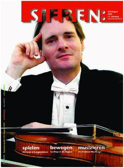 Bewegen musizieren - SIEBEN: regional