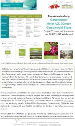 Gartencenter Prozessbeschreibung