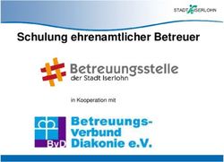 Schulung ehrenamtlicher Betreuer - in Kooperation mit - Stadt Iserlohn