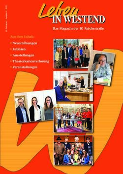 Das Magazin der IG Reichsstraße Aus dem Inhalt: Euramedia Werbung Berlin