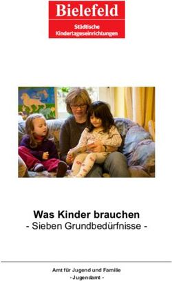 Was Kinder brauchen - Sieben Grundbedürfnisse - Amt für Jugend und Familie - Jugendamt - Stadt ...
