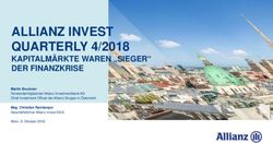ALLIANZ INVEST QUARTERLY 4/2018 - KAPITALM&Auml;RKTE WAREN "SIEGER" DER FINANZKRISE