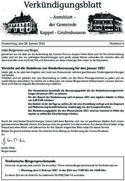 Verk&uuml;ndigungsblatt - Amtsblatt - der Gemeinde Kappel - Grafenhausen - Gemeinde Kappel-Grafenhausen