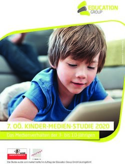 OÖ. KINDER-MEDIEN-STUDIE 2020 - Das Medienverhalten der 3- bis 10-Jährigen Die Studie wurde vom market Institut im Auftrag der Education Group ...