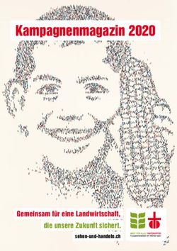 Kampagnenmagazin 2020 - Gemeinsam f&uuml;r eine Landwirtschaft, die unsere Zukunft sichert - Sehen und Handeln