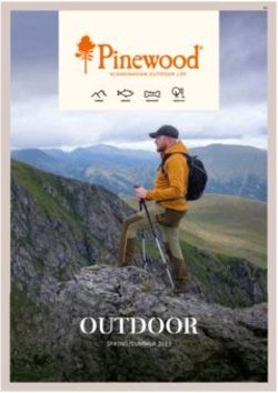 OUTDOOR SPRING/SUMMER 2020 - www.pinewood.eu - Berg Gwand