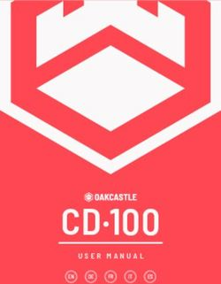 CD 100 USER MANUAL - Oakcastle