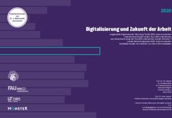 Digitalisierung und Zukunft der Arbeit - Uni Bamberg