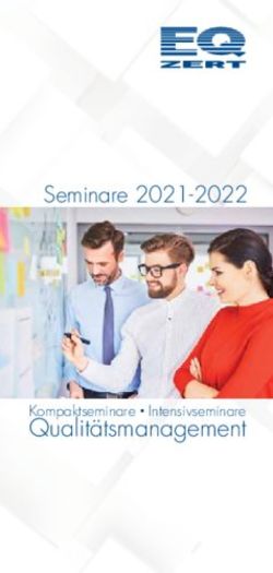 Qualit&auml;tsmanagement Kompaktseminare Intensivseminare - Seminare 2021-2022 - EQ-Zert