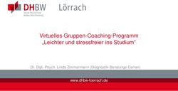 Virtuelles Gruppen-Coaching-Programm "Leichter und stressfreier ins Studium" - Dr. Dipl.-Psych. Linda Zimmermann (Diagnostik-Beratungs-Center) ...