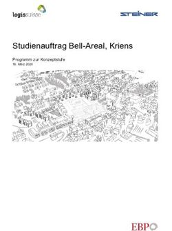 Studienauftrag Bell-Areal, Kriens - Programm zur Konzeptstufe 16. März 2020