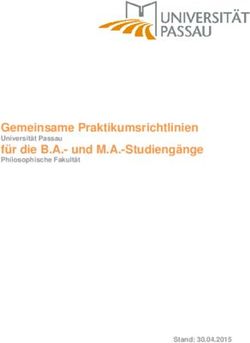 Gemeinsame Praktikumsrichtlinien - Universit&auml;t Passau - Stand: 30.04.2015