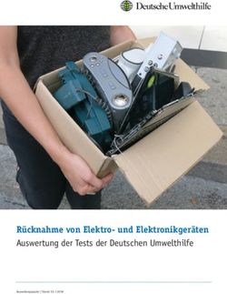 R&uuml;cknahme von Elektro- und Elektronikger&auml;ten - Auswertung der Tests der Deutschen Umwelthilfe - Deutsche Umwelthilfe eV