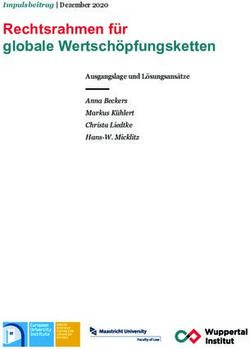 Rechtsrahmen für globale Wertschöpfungsketten - Impulsbeitrag | Dezember 2020 Ausgangslage und Lösungsansätze - Wuppertal ...