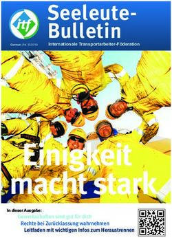 Einigkeit macht stark - Seeleute-Bulletin Internationale Transportarbeiter-Föderation