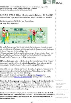 SAVE THE DATE: 4. Edition "Rendezvous im Garten" 4-5-6 Juni 2021