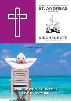 KIRCHENBOTE - WANN WIRD S MAL WIEDER RICHTIG SOMMER - ONLINE-VERISON - Kirchengemeinde St. Andreas N&uuml;rnberg