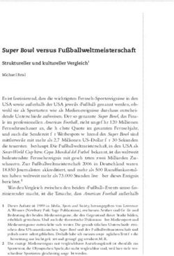 Super Bowl versus Fu&szlig;ballweltmeisterschaft
