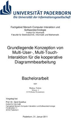 Grundlegende Konzeption von Multi-User-, Multi-Touch-Interaktion f&uuml;r die kooperative Diagrammbearbeitung Bachelorarbeit