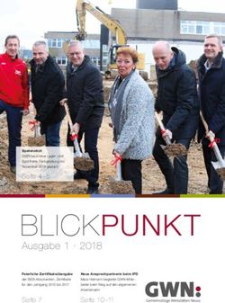 BLICKPUNKT Ausgabe 1 2018 - Seite 4-5 - GWN Neuss