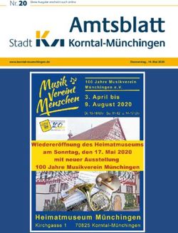 Nr. 20 www.korntal-muenchingen.de Donnerstag , 14. Mai 2020