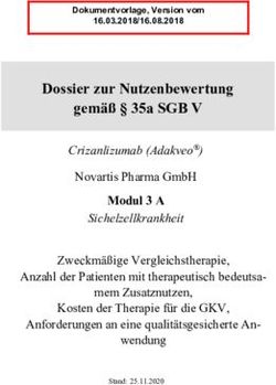 Dossier zur Nutzenbewertung gem&auml;&szlig; 35a SGB V